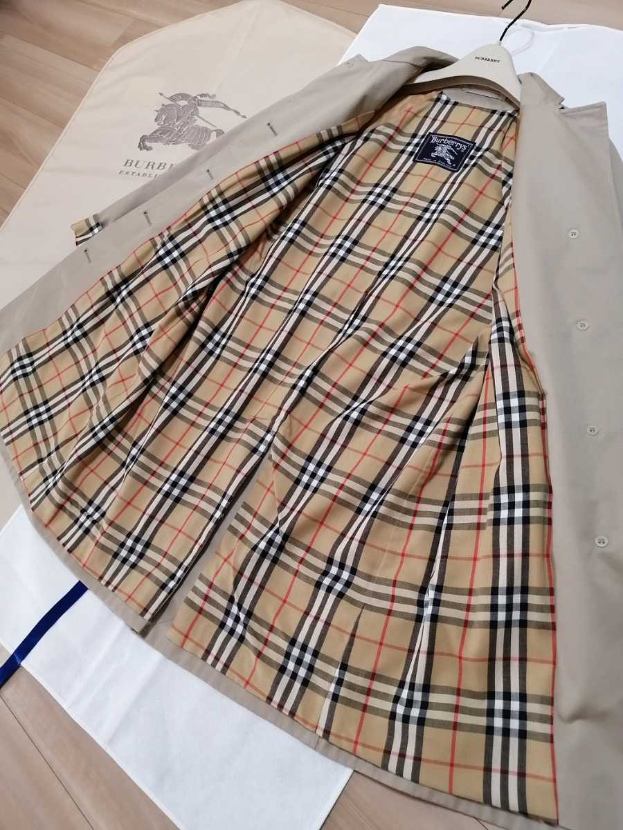 本物上質 貴重 希少 美品 バーバリー ステンカラーコート Burberrys