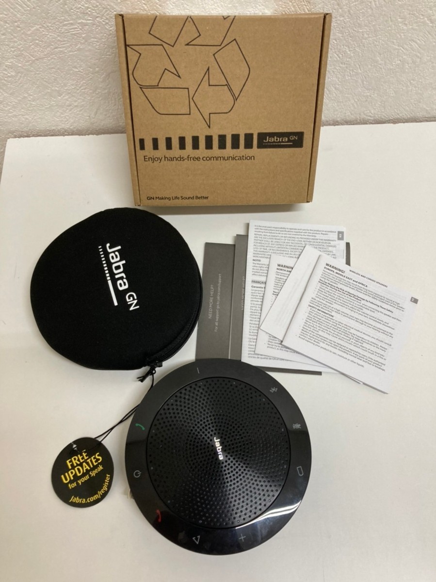 Jabra Speak 0 Speakerphone MS Bluetooth USB Wireless Portable