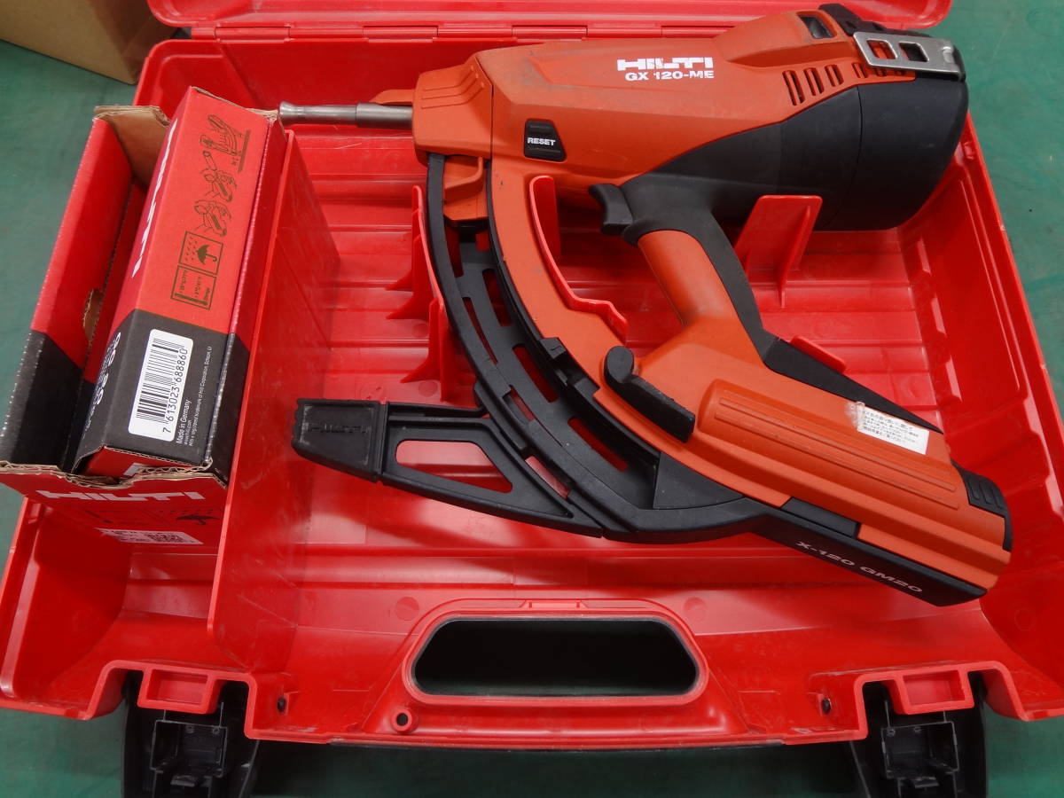 【限定セール，大人気】 ガス付属 HILTI ヒルティー ガス式鋲打機 ガスネイラ GX120-ME ヒルティ 1-225(その他)｜売買されたオークション情報、yahooの商品情報をアーカイブ公開 - オークファン その他