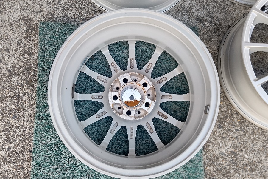 徳山)La-Strada 15インチ アルミホイール 5.5J+40 5H/100 中古 4本