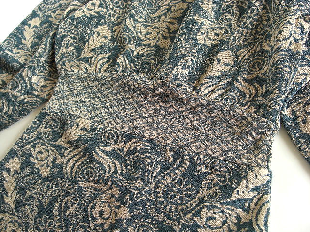 ザラzara ジャガード織ロングニットワンピース S くすみブルー ベージュ系 ワンピース 売買されたオークション情報 Yahooの商品情報をアーカイブ公開 オークファン Aucfan Com