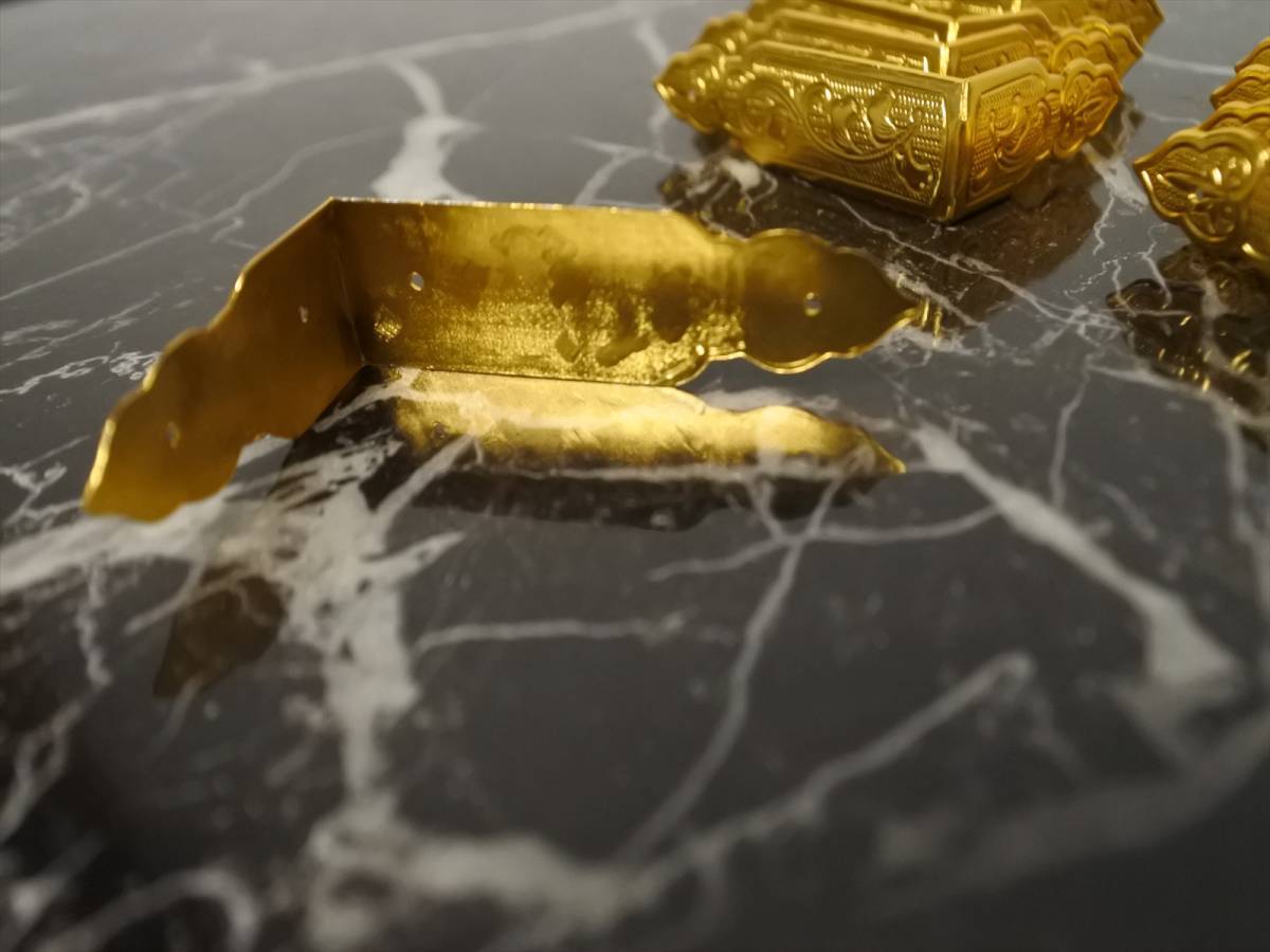 未使用品 50枚 寺院用金具 高級仏壇用金具 金鍍金金具 1.5