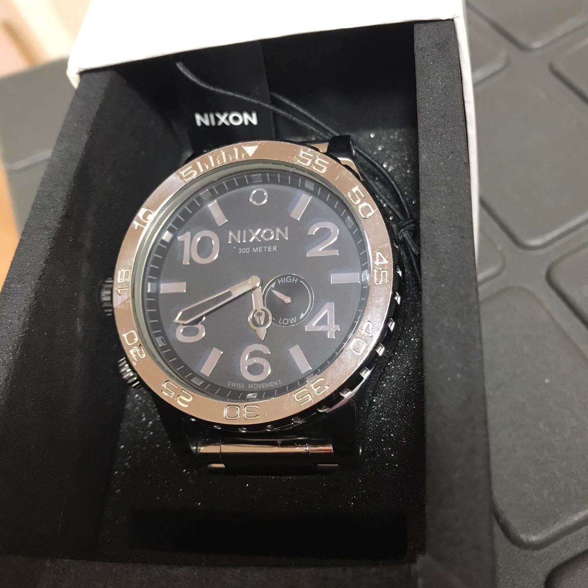 希少/レア】【美品】【ハイポリッシュ】NIXON ニクソン メンズ腕時計 