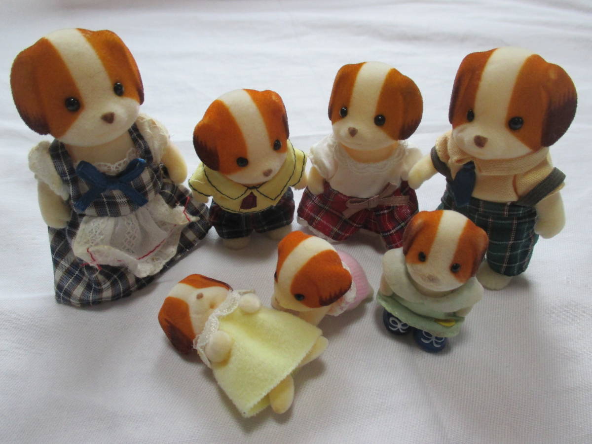 シルバニアファミリー シフォンイヌファミリー7体セット お父さん お母さん 男の子 女の子 ふたごの赤ちゃん ふたごちゃん いぬ 犬 シルバニアファミリー 売買されたオークション情報 Yahooの商品情報をアーカイブ公開 オークファン Aucfan Com