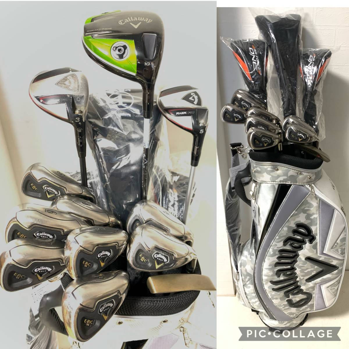 ◇超豪華◇ALLキャロウェイ RAZR FIT XTREME ・ERC Ti アイアン 