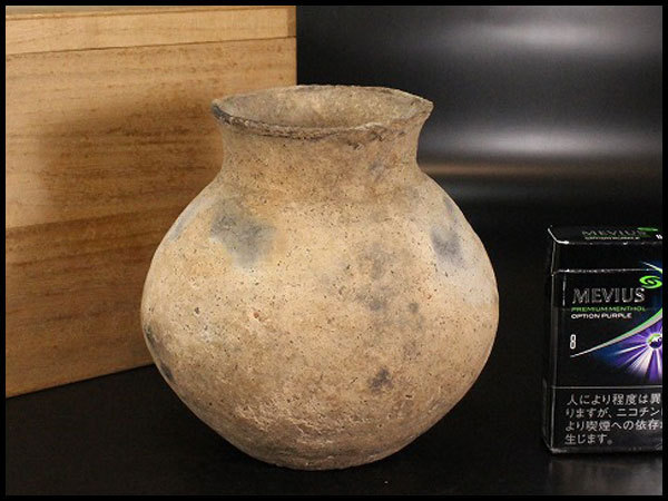 金閣】古代 土器 須恵器 旧家蔵出(ZD385) 土器 アンティーク
