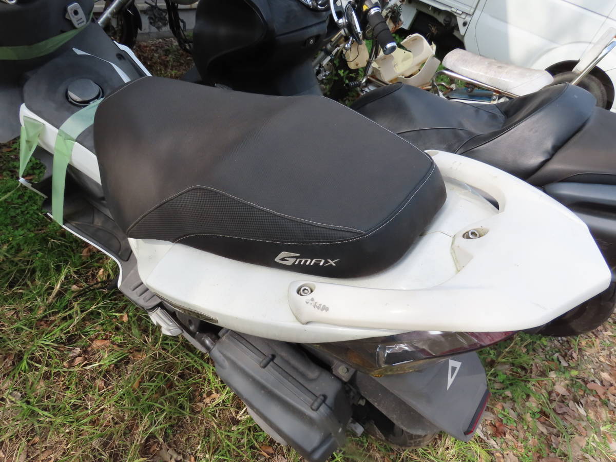PGO G-MAX125LC 事故車 エンジン始動OK 走行3447km アローロアッローロ 