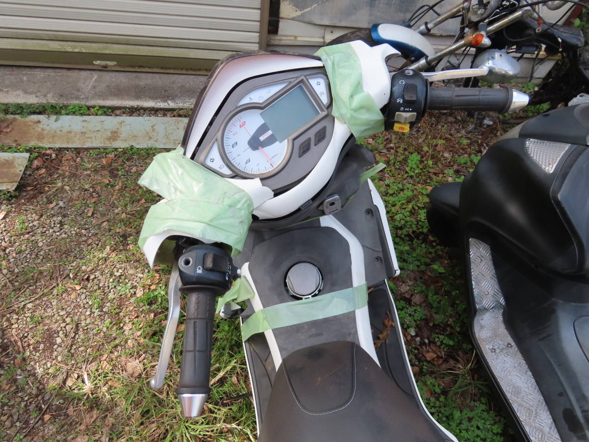 PGO G-MAX125LC 事故車 エンジン始動OK 走行3447km アローロアッローロ 