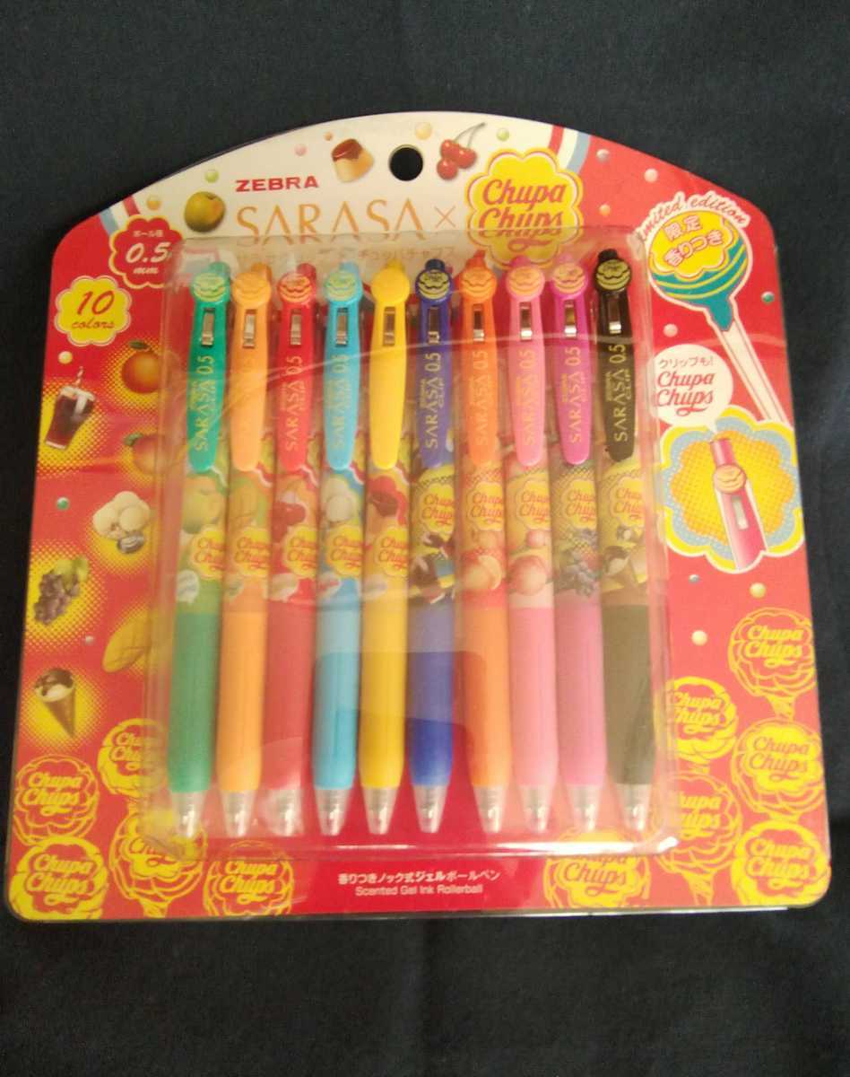 サラサクリップ×Chupa Chups 10色パックサラサクリップ SARASA 10色