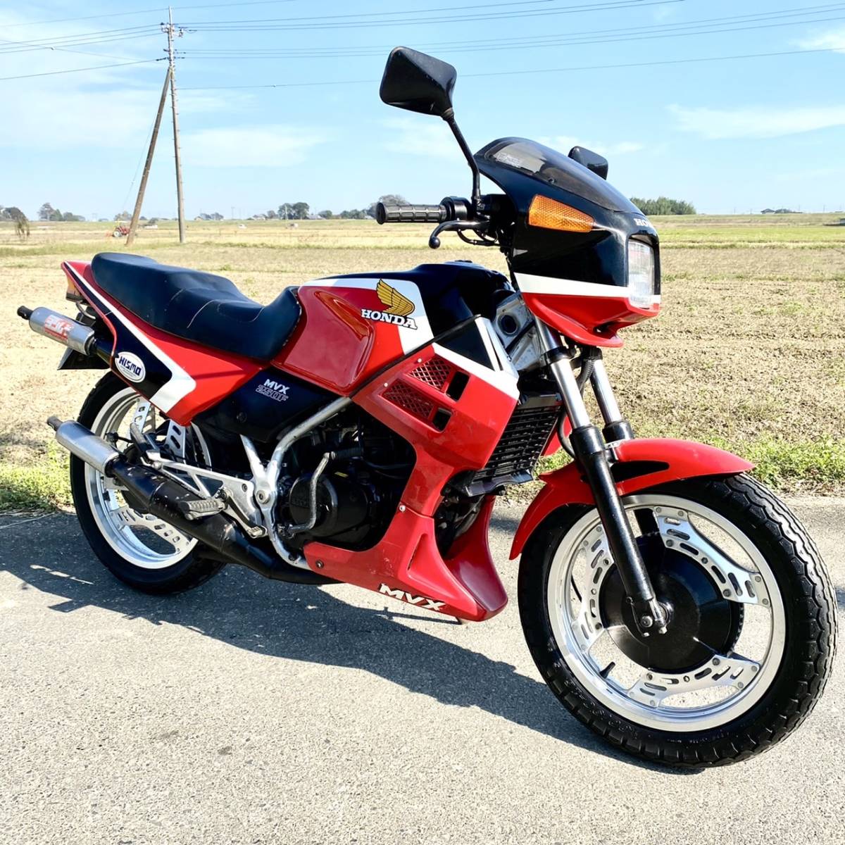 ホンダ MVX250F MC09 始動 書類付 人気 希少 現状車検）VT RZ DT NS