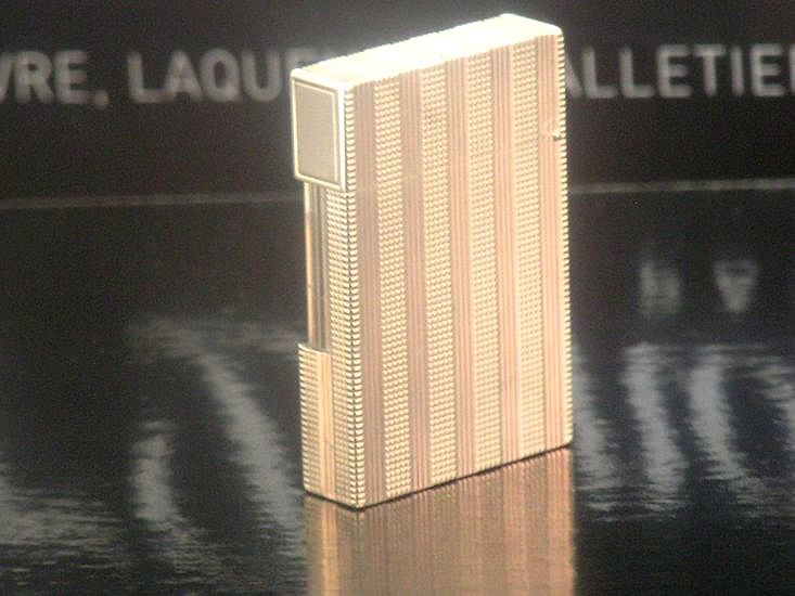 デュポン Dupont ガスライター 波 開閉音あり ライン2s 【 マイクロ