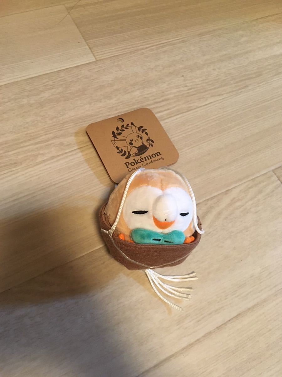 新品未使用 絶版品 モクロー ポケモンセンター 公式 Grassy Gardening  