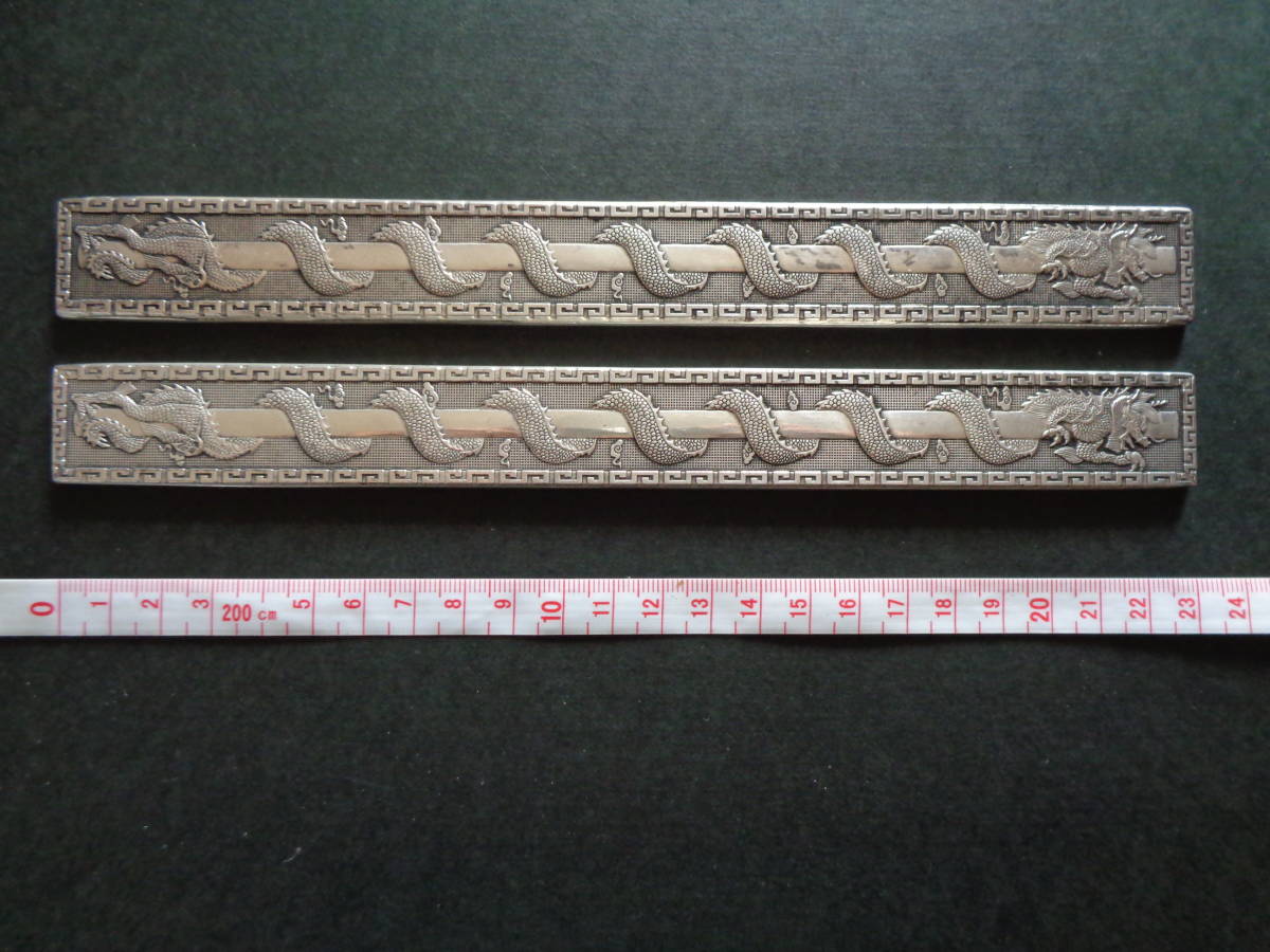 中国 足銀刻印 龍刻 神獣刻 装身具 3点 重さ合計約361g M R6635 - メルカリ