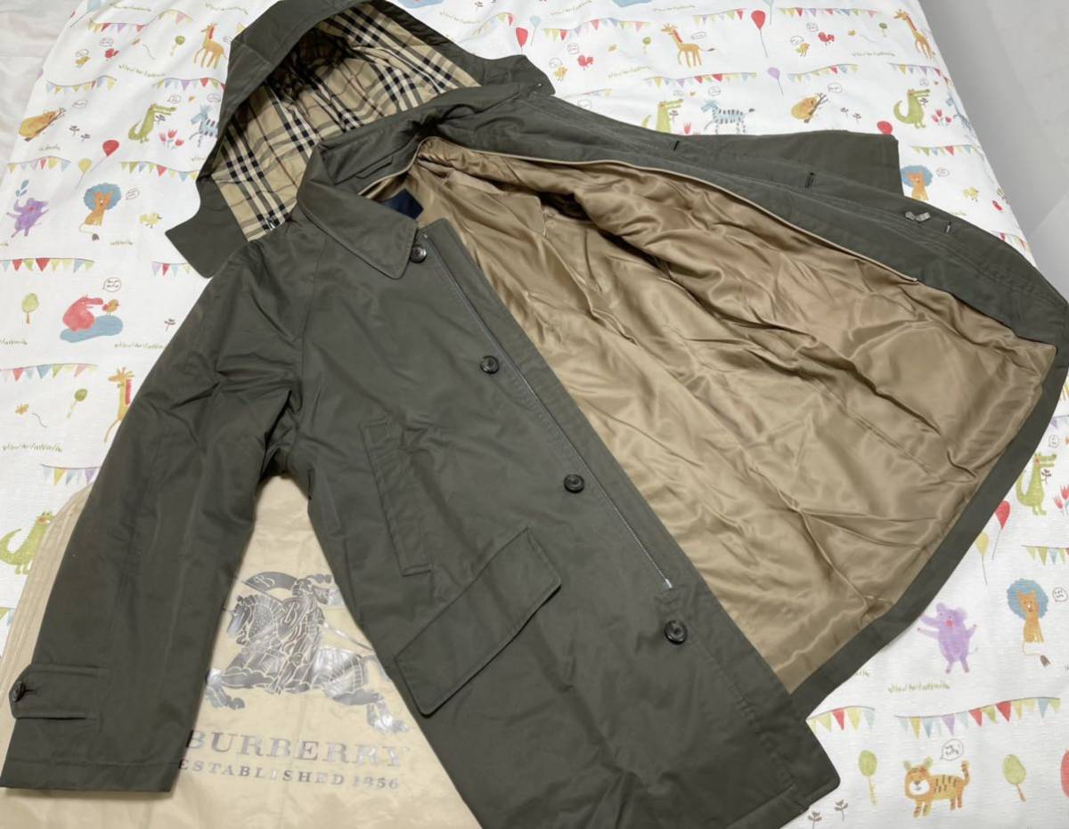 ステンカラーコート LONDON BURBERRY 極美品バーバリーロンドン 