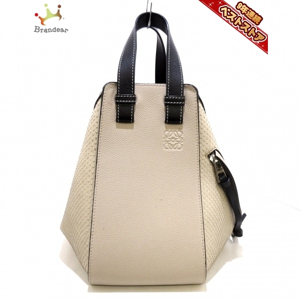 ロエベ LOEWE ハンドバッグ 387.97.S35 ハンモック スモール グレー 