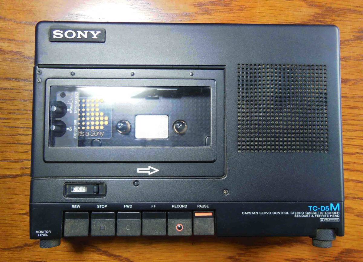 sony カセットデンスケTC-D5M 30年程前に野鳥録音用に購入しましたが