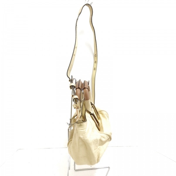 クロエ Chloe ハンドバッグ エテル レザー ライトイエロー×ブラウン