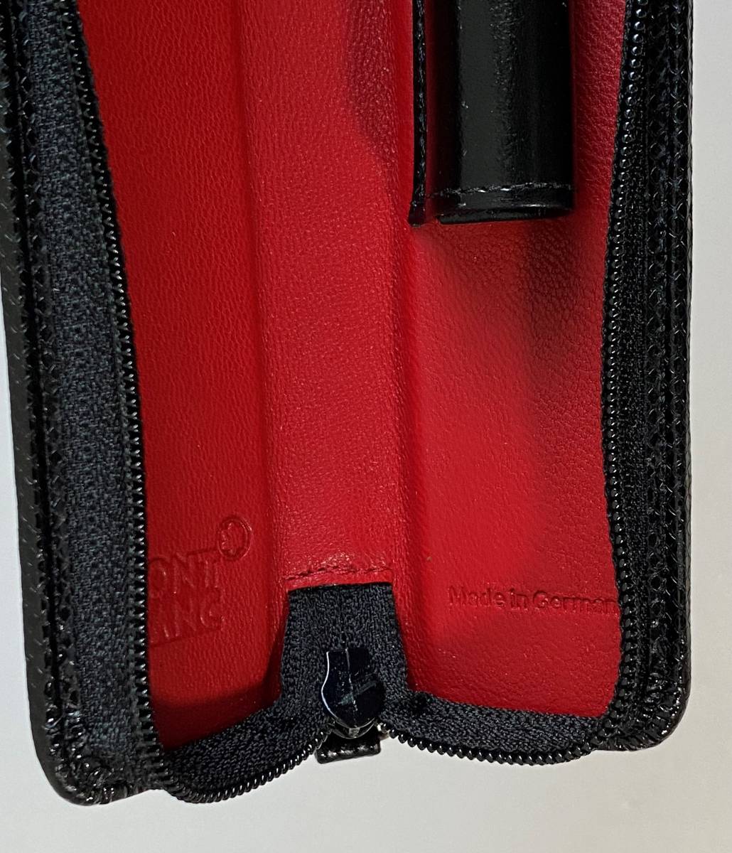 新品同様 モンブランドイツ製 ボエム レザー ペンケース 1本差し