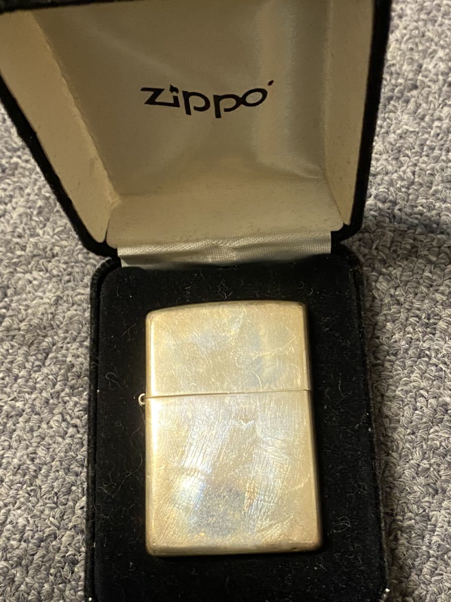 中古STERLING Silver 純銀　Zippo 　2005年製 