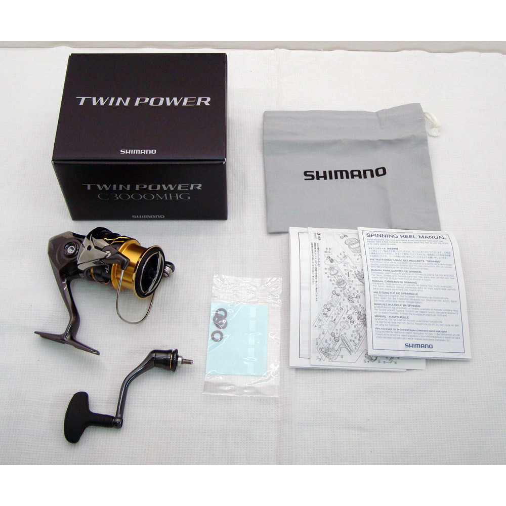 【中古】シマノ 20 ツインパワー C3000MHG スピニングリール【60サイズ】【橿原店】【H】
