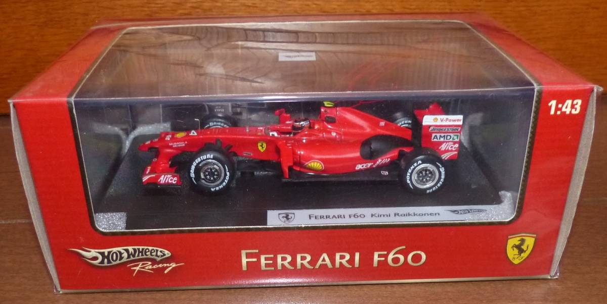 F1ミニカー ライコネン　F60 5.フェラーリ F1 ミニカー F60 キミ ライコネン 1/43 【公式通販】