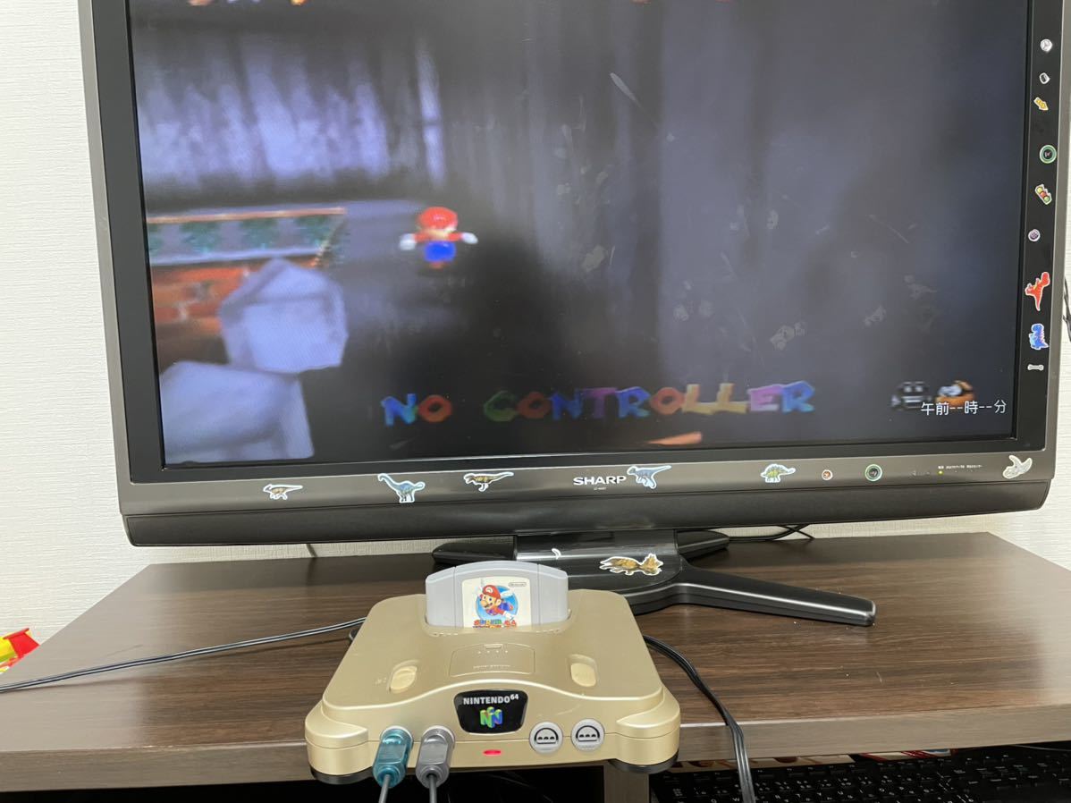 任天堂 ニンテンドー 64 ゴールド NINTENDO 64 コントローラークリア