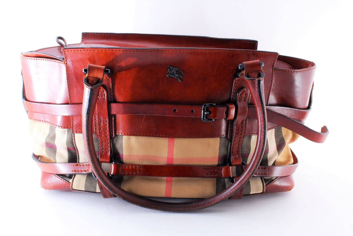 1円スタート】BURBERRY バーバリー バーバリー ノヴァチェック ノバ