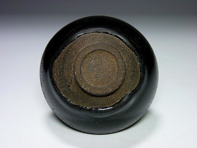 夢たま】茶道具のウブ品！宋代 建窯黒銀兔毫窯変天目碗/