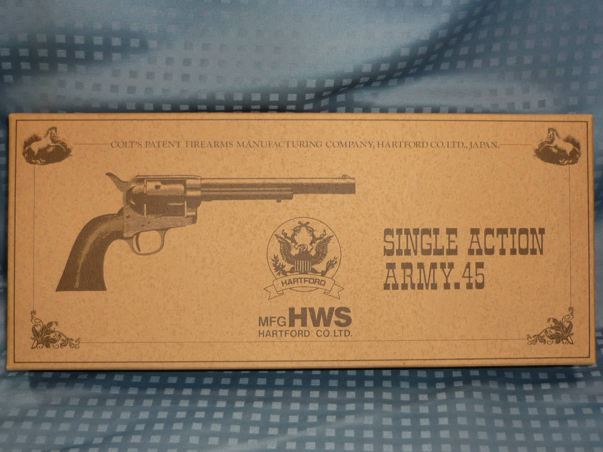 コルト HWS ケースハードン メッキ SAA.45 アーティ ウエイトモデル
