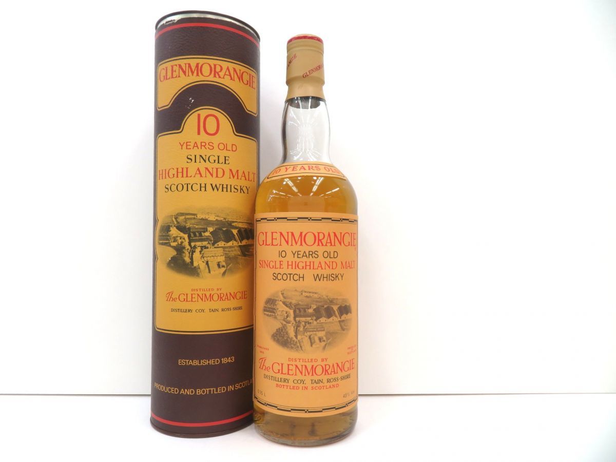 古酒 GLENMORANGIE グレンモーレンジ 10年 シングル ハイランド モルト 