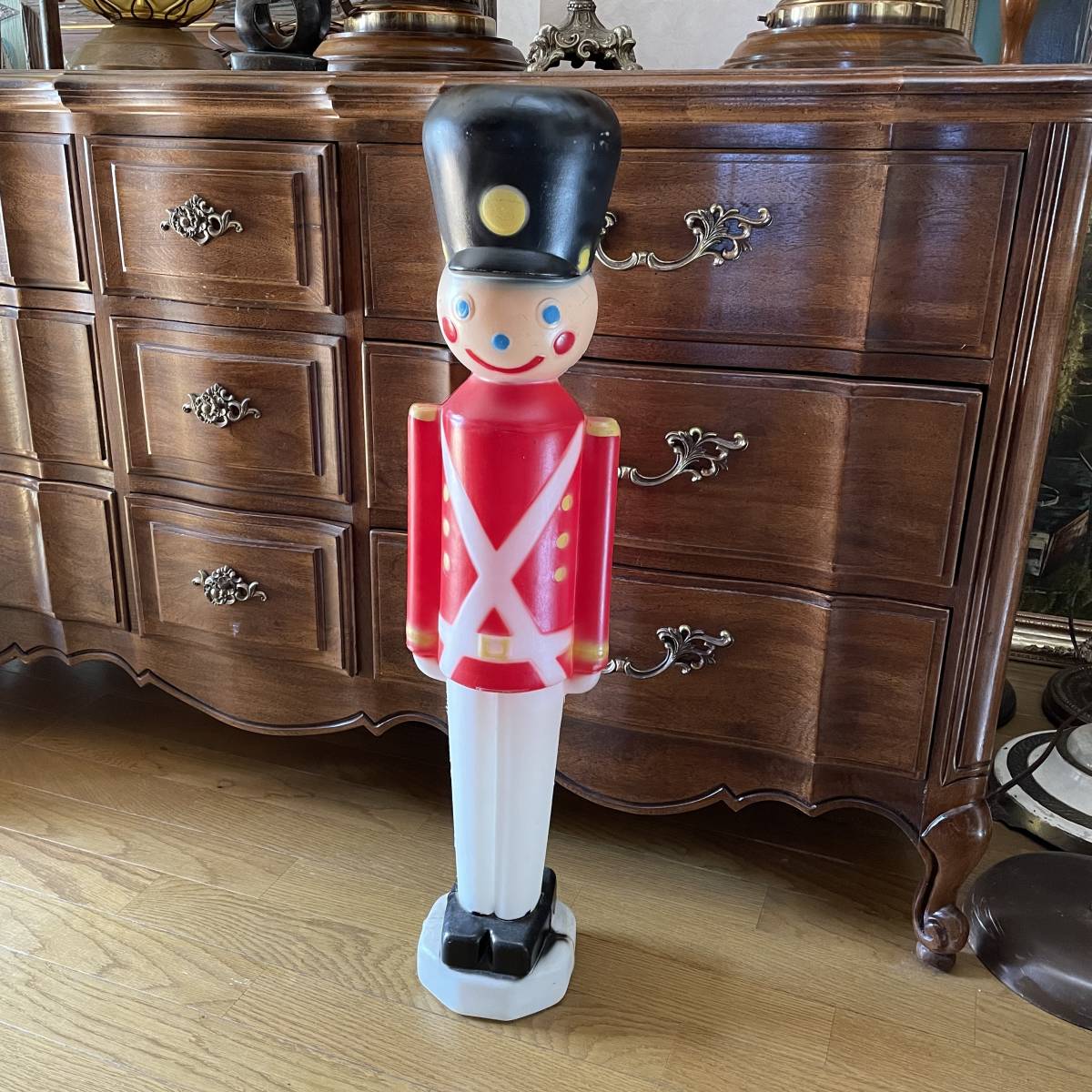 貴重！BIG 70's～アメリカンアンティーク　英国兵士の置物　USAヴィンテージ/カリフォルニア雑貨60’sミッドセンチュリー洋楽ジャズ