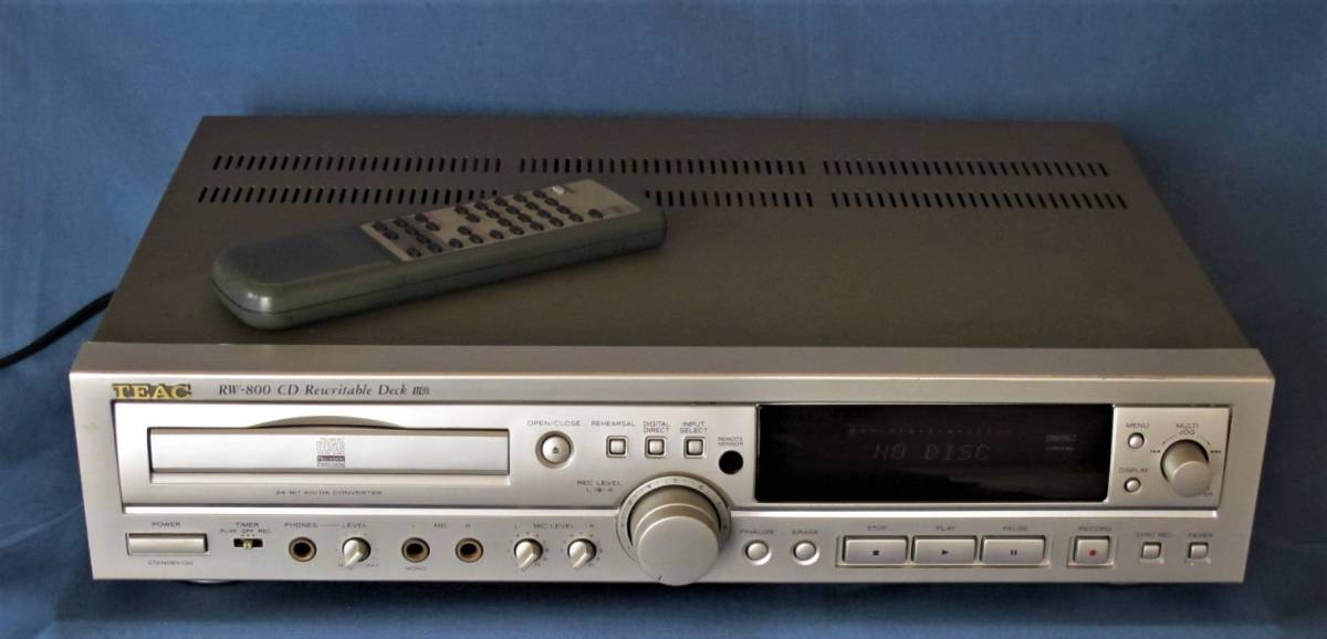 TEAC CDレコーダー RW-800 ＜ジャンク＞(一般)｜売買された 