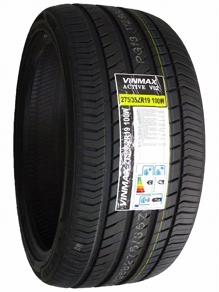 VINMAX ACTIVE V02 275/35ZR19 100W 2本 新品 1本あたり送料税込￥7.320 新品タイヤ 275/35R19 VINMAX ACTIVE V02