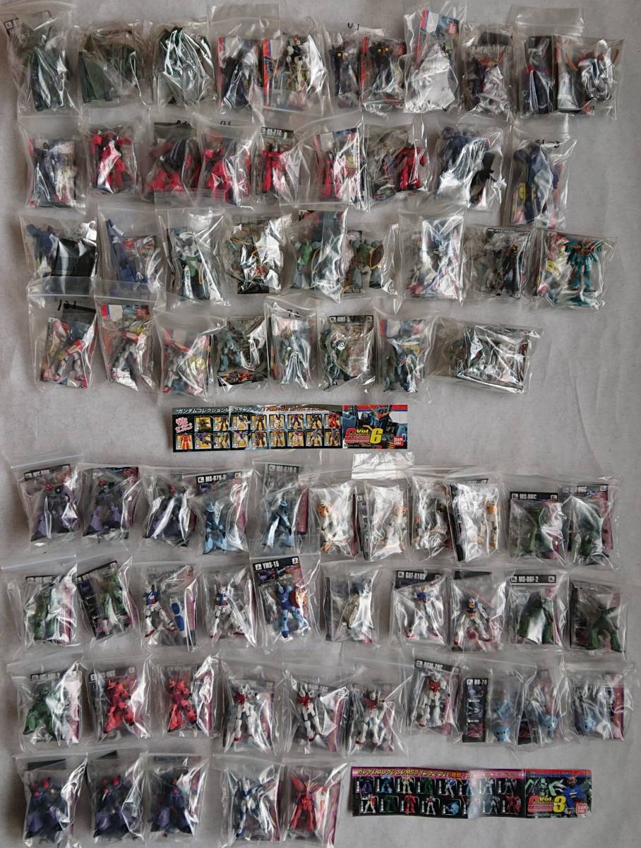 1/400ガンダムコレクション3，6まとめ売りセットマークⅡシャアザクギャンGP01ドム(アンサンブルコンバージガシャポンHi-νHWSサザビー