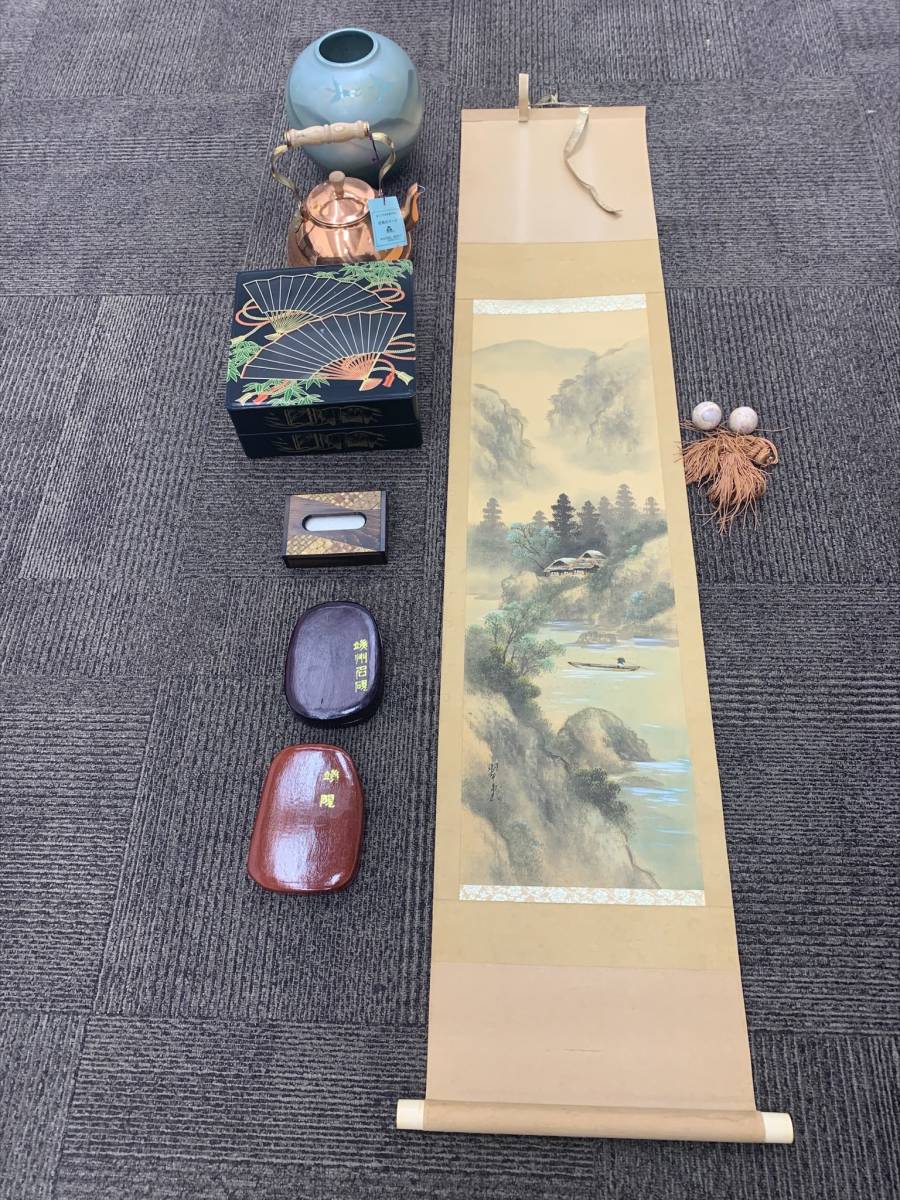 道具 掛け軸 - 肉筆紙本掛軸 | ] 掛軸 肉筆 紙本 中国古 時代物 中国書