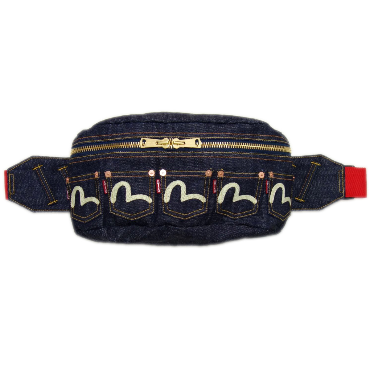送料無料，新品 EVISU ボディ バッグ EBD-0106SD Lサイズ 白カモメ エヴィス エビス 恵比寿 戎 ホワイトカモメ BAG カバン 鞄 デニム メンズ(男性用)｜売買されたオークション情報、yahooの商品情報をアーカイブ公 男性用