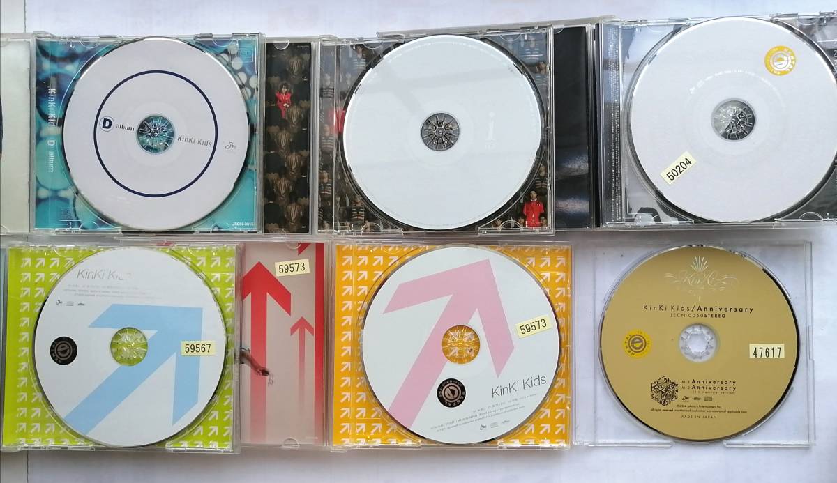 KinKi Kids 6枚セット アルバム CD シングル ジャニーズ 堂本剛 堂本 