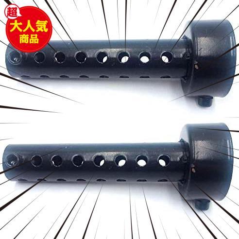 黒 2個セット インナー サイレンサー マフラー バッフル バイク マフラー バッフル 音量調整付 48mm 騒音などのトラブル_1