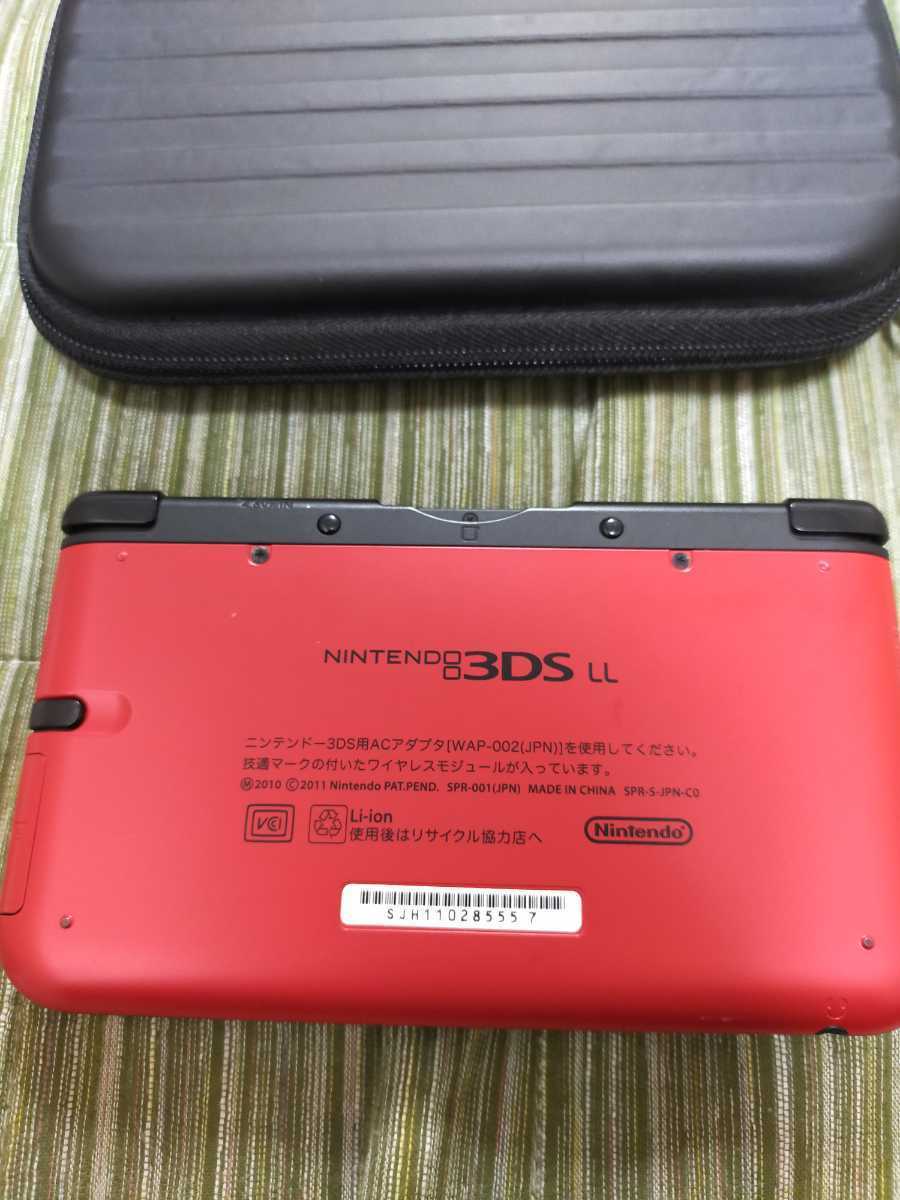 3DSLL 本体 充電器 ケース タッチペン SDカード モンスターハンター