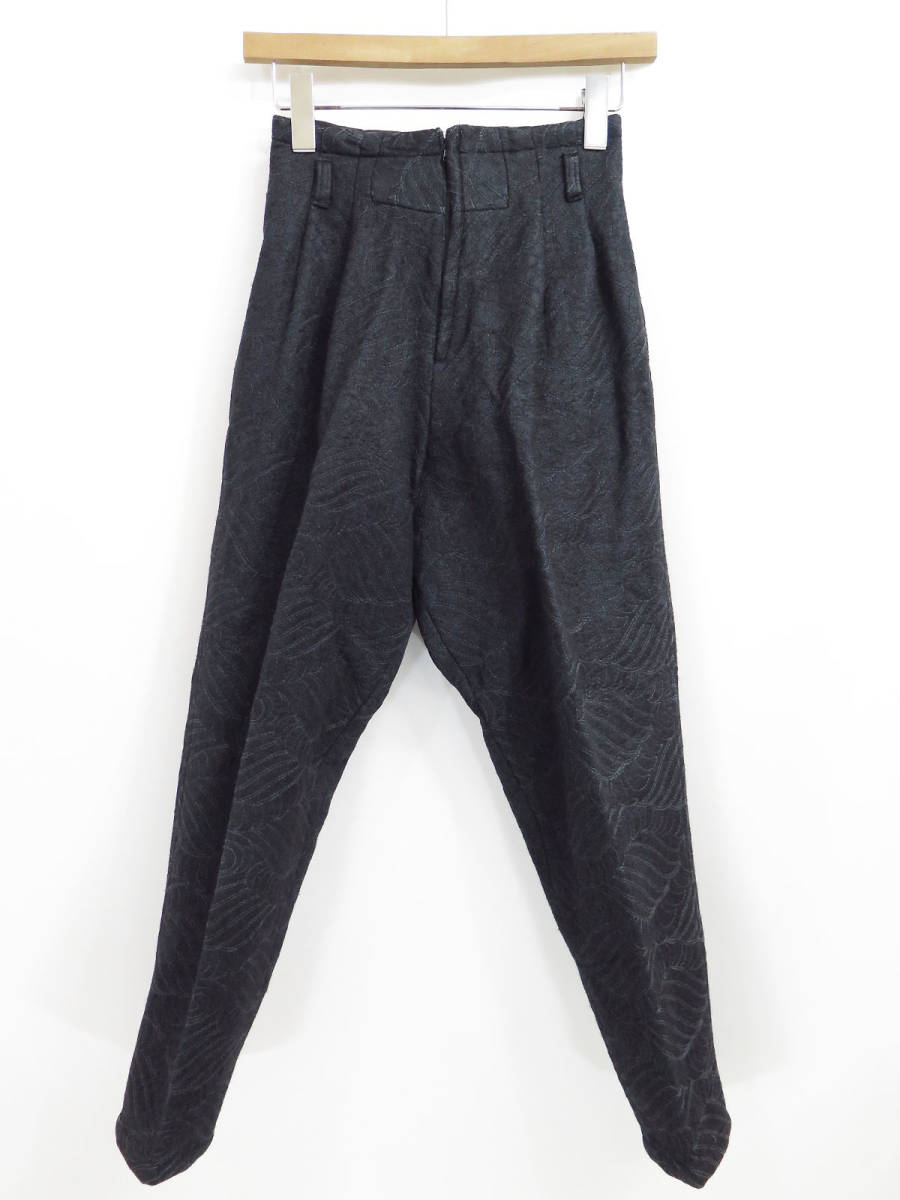 お買い得，爆買い】 80s Yohji Yamamoto Wool Felt Floral Embroidered 