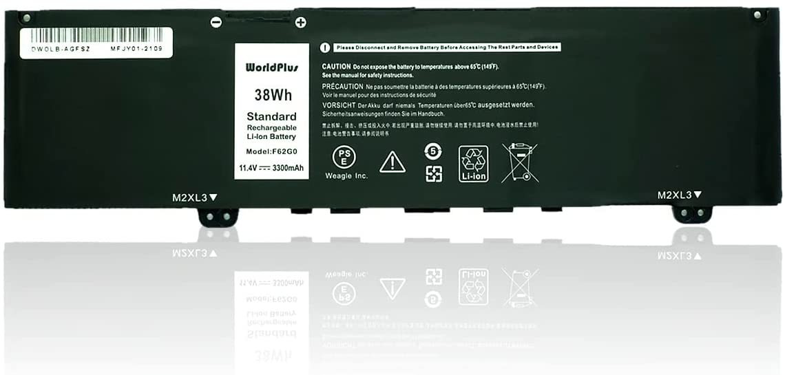WorldPlus 互換バッテリー デル Dell Inspiron 13-5370 7370 7380 7373 / Vostro 13 5370 交換用 F62G0