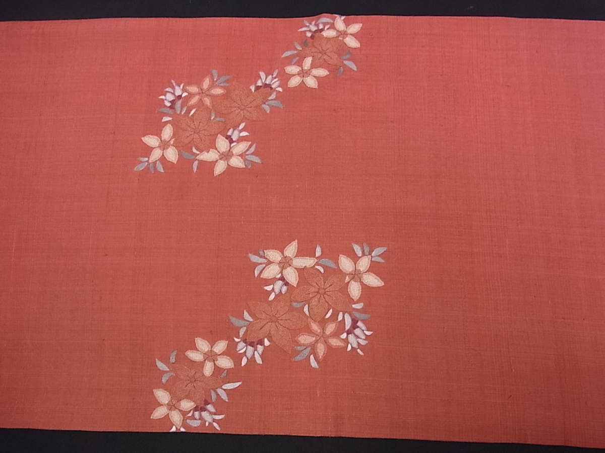 花美人着物□中国三大刺繍 太鼓柄袋帯 逸品 中国三大刺繍