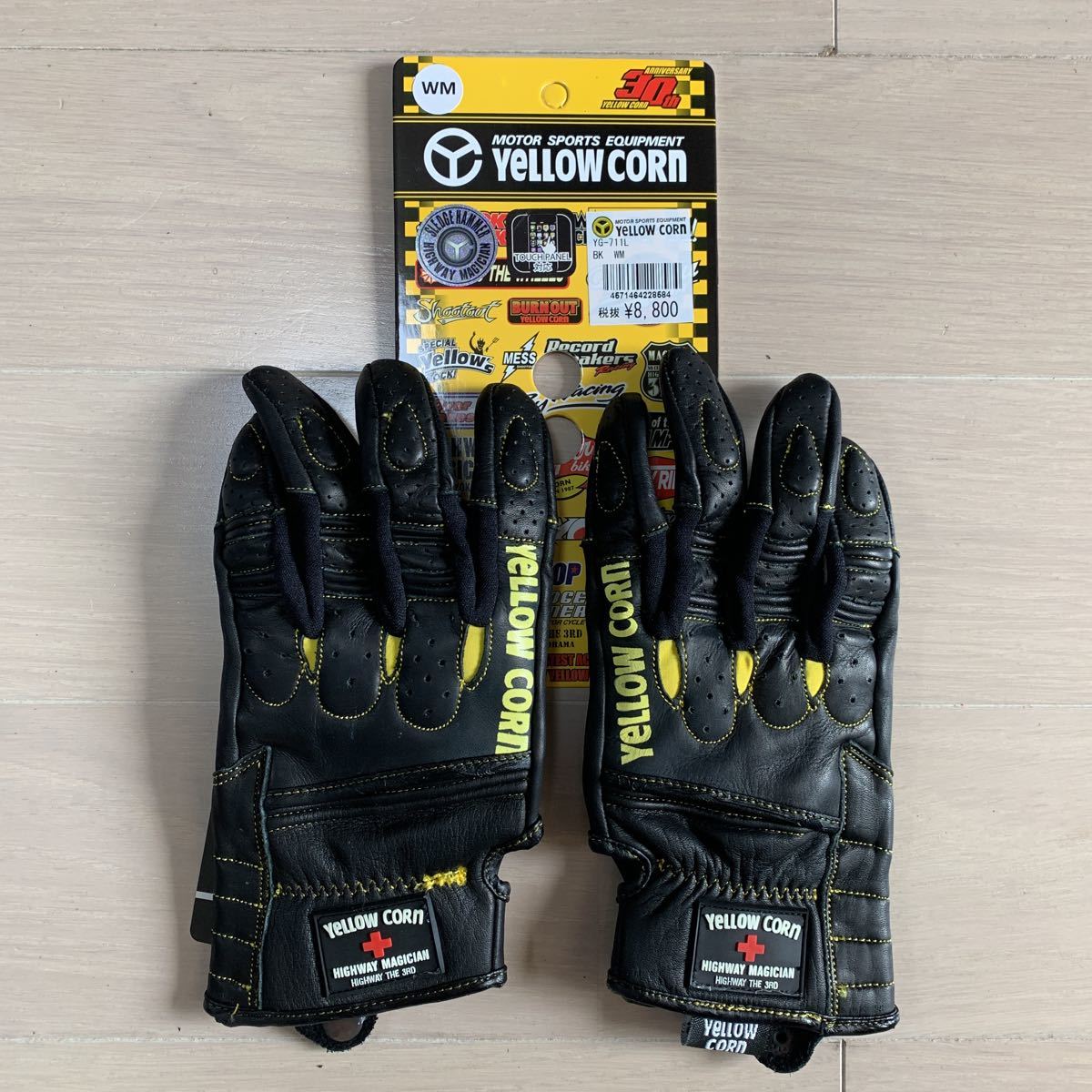 得価，大人気 Lady's M YeLLOW CORN イエローコーン レザーグローブ グローブ YG-711L BK WMサイズ 定価9680円 牛革 劣化あり A30825-10(女性用)｜売買されたオークション情報、yahooの商品情報をアーカイブ公開 - オ 一般