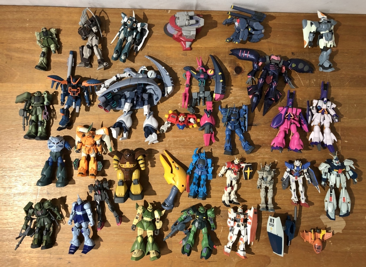 MS IN ACTION!! ガンダム ， リボルテック エヴァ2号機， ROBOT魂 斬月 