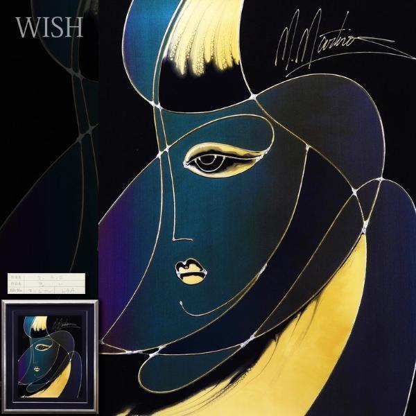 【真作】【WISH】マーティロ・マヌキアン Martiros Manoukian「思い」油彩 約20号 大作 証明シール ◆貴重オリジナル作品 #21103703