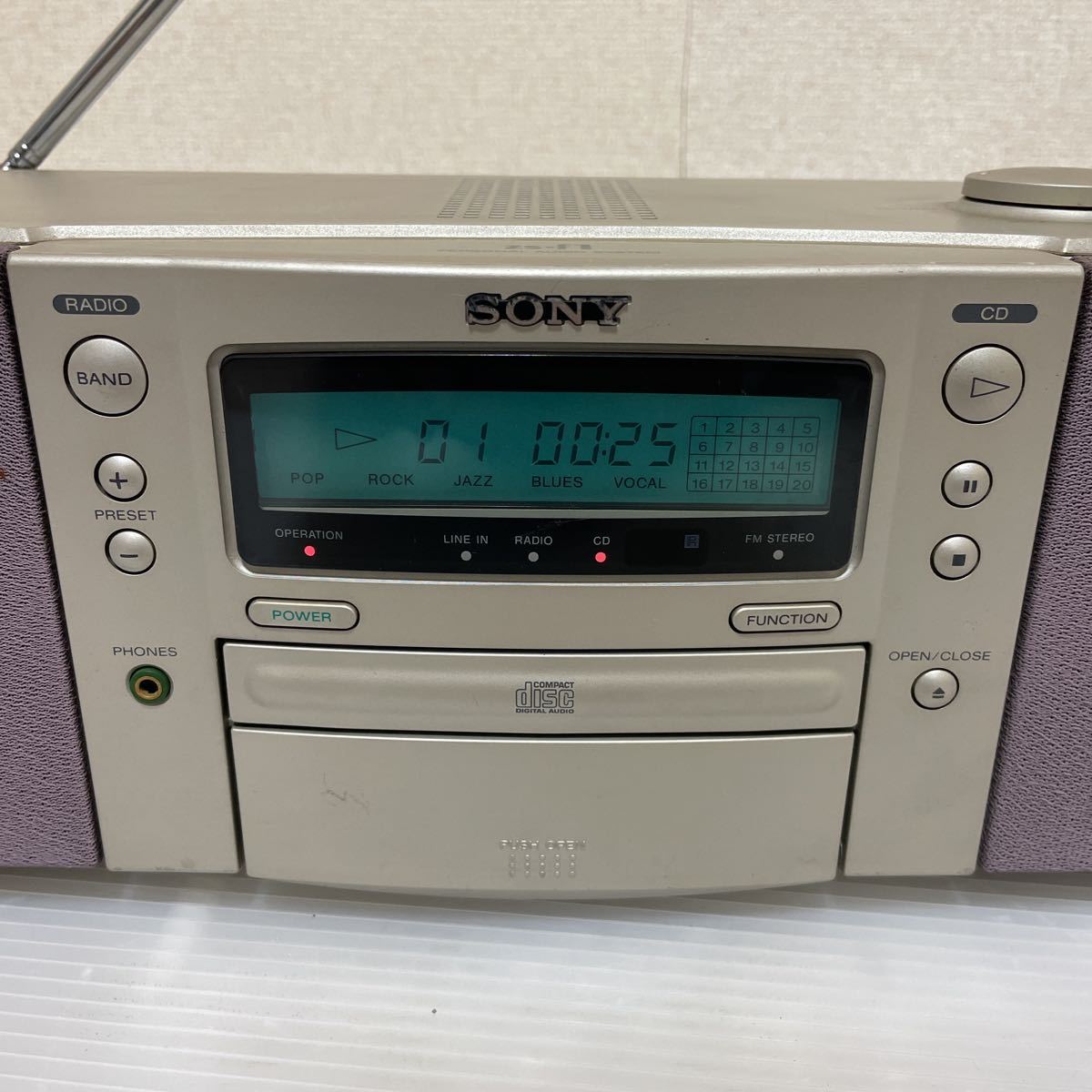 SONY ZS-F1 CDラジオ PRESH ソニー 公式通販 パーソナルオーディオ