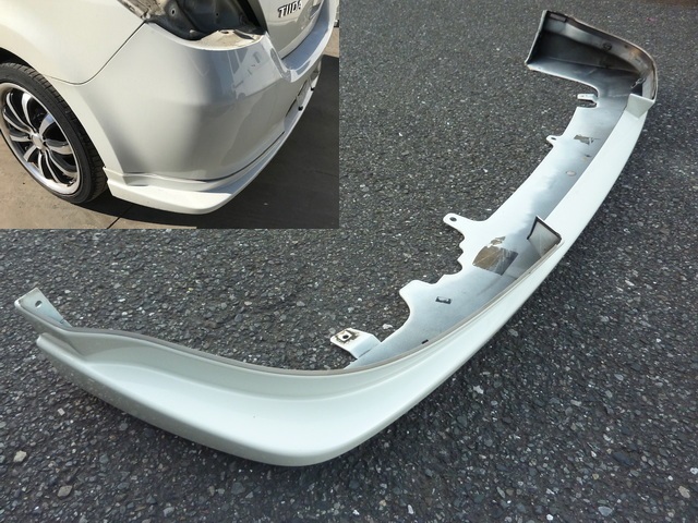 日産ティーダ C11用純正オプションニスモリアリップスポイラー(リア 