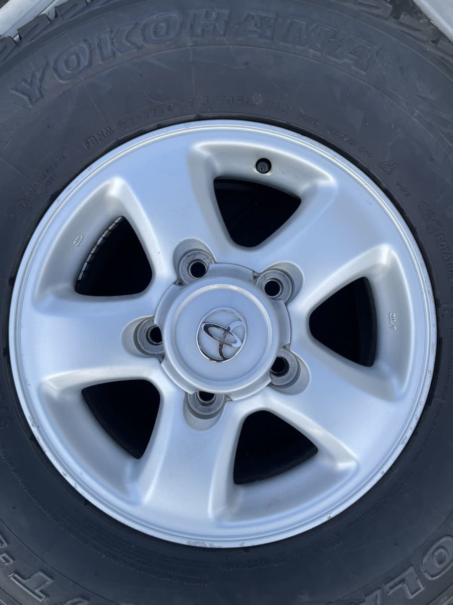 ランクル 100 275⁄70r16 16インチ タイヤ アルミ 4本セット
