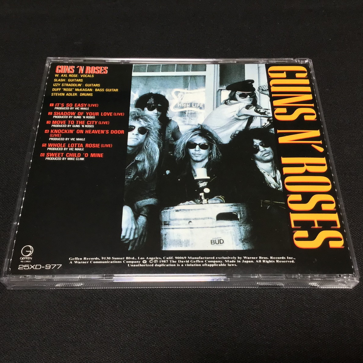 低価，格安】 帯付【GUNS 'N ROSES/EP/ガンズ・アンド・ローゼズ