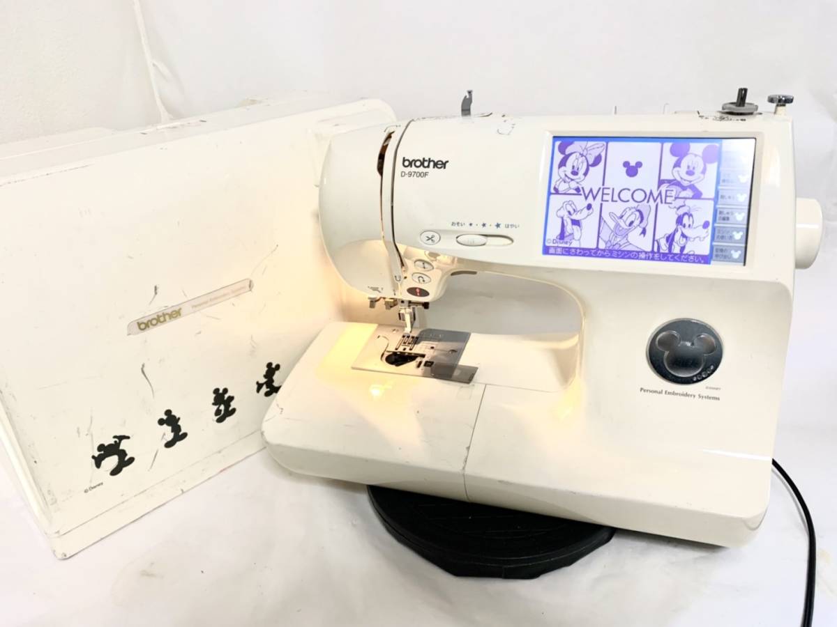 BROTHER　ブラザー　ディズニーミシン　D-9700F EM107 刺繍　ジャンク　10446